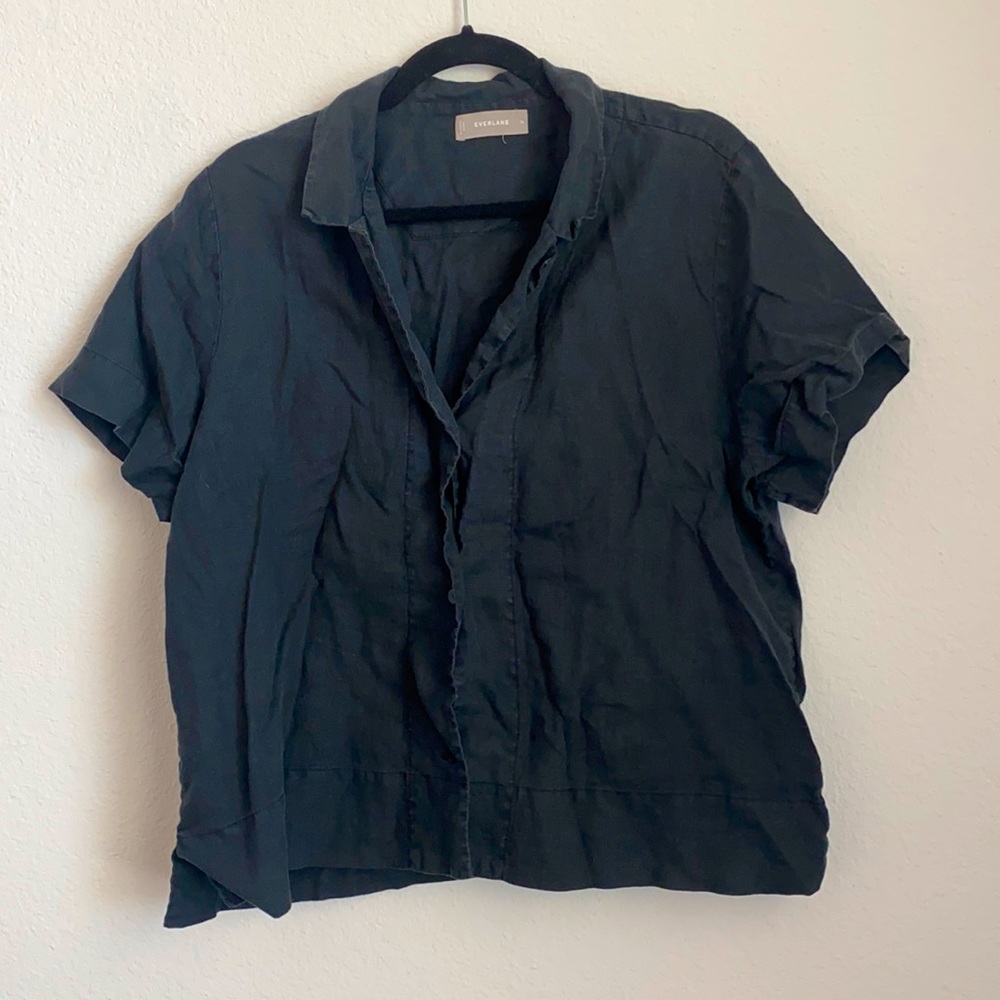 Everlane linen blouse